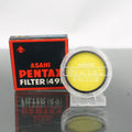 Asahi Pentax Lensfilter 49 Yellow