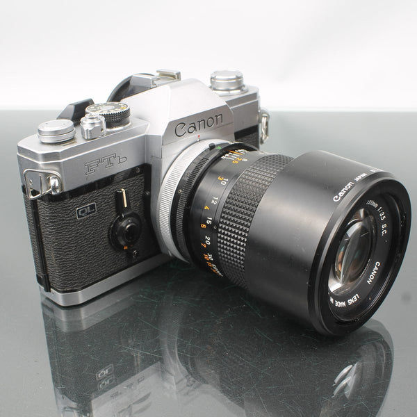 Canon FTb + Canon 135mm 1:3.5