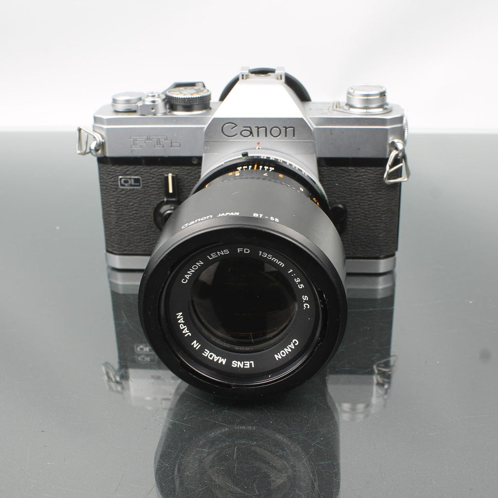 Canon FTb + Canon 135mm 1:3.5