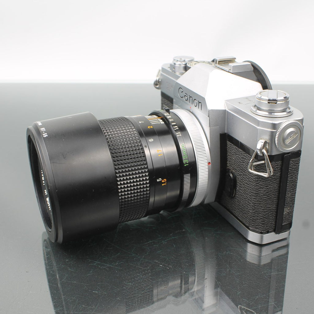 Canon FTb + Canon 135mm 1:3.5