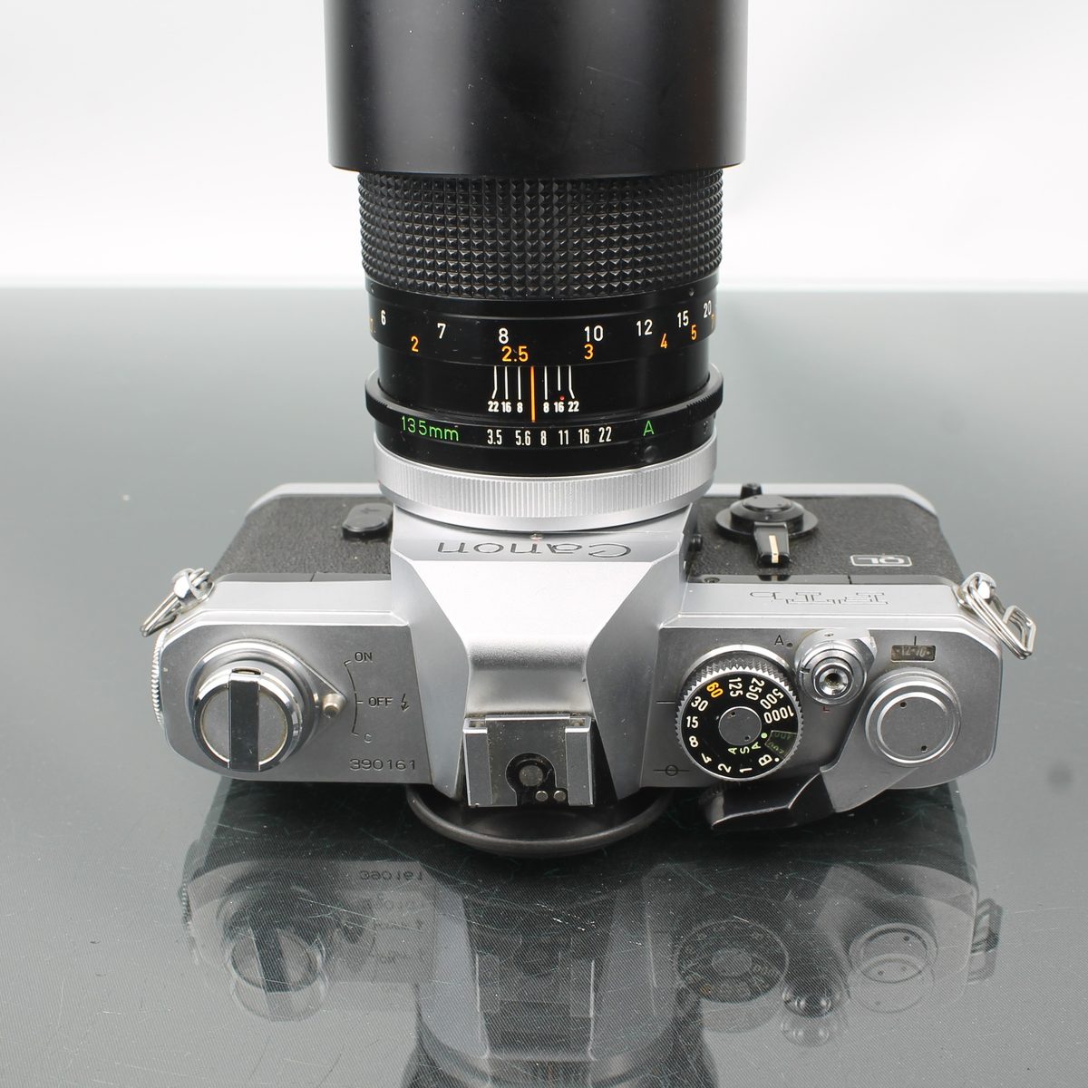 Canon FTb + Canon 135mm 1:3.5