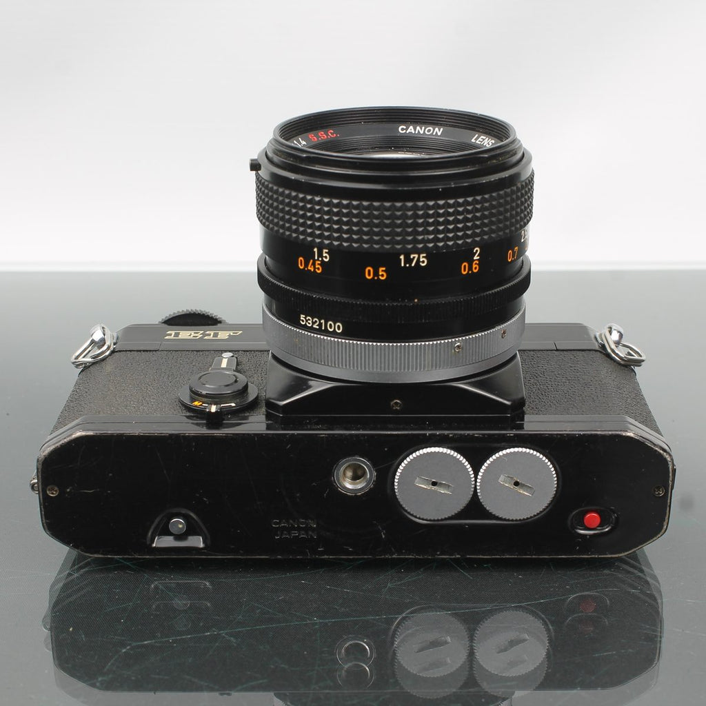Canon EF + Canon FD 50mm 1:1.4