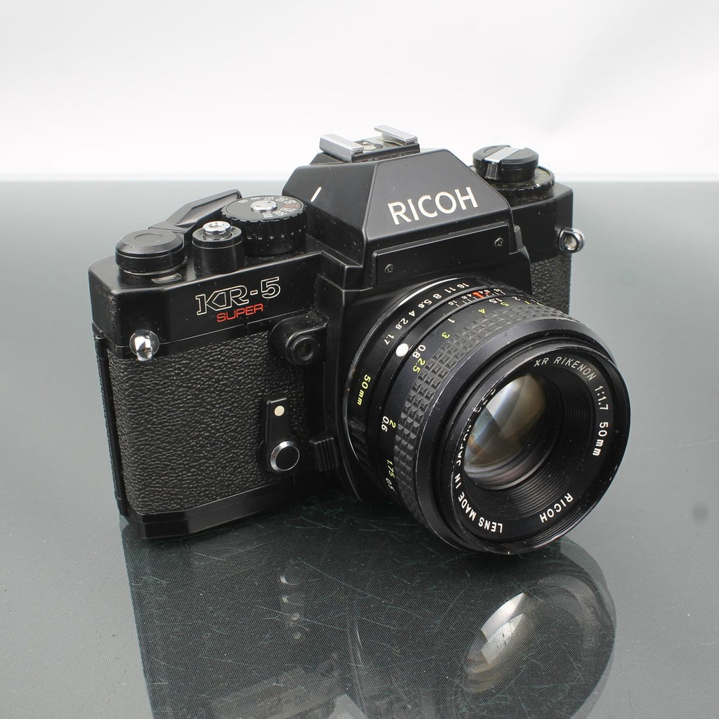 Ricoh KR-5 Super + XR Rikenon 1:1.7 50mm