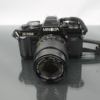 Minolta X-700 + MD Tele Rokkor 135mm 1:3.5