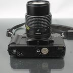 Minolta X-700 + MD Tele Rokkor 135mm 1:3.5