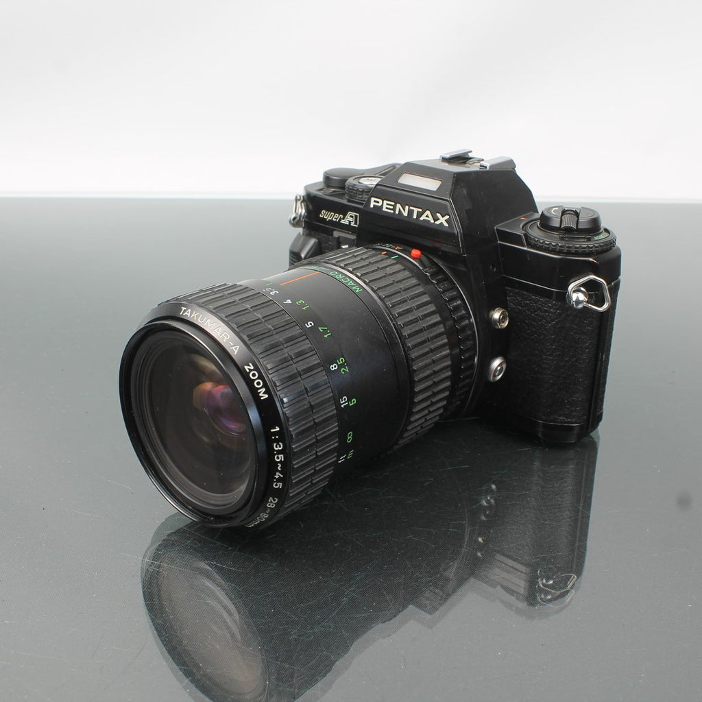 Pentax Super A + Takumar-A Zoom 28-80mm