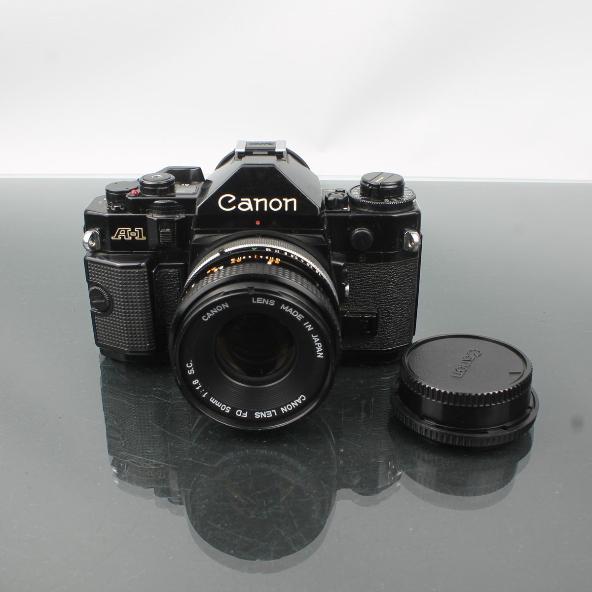 Canon A-1 + Canon Lens FD 50mm 1:1.8 S.C.