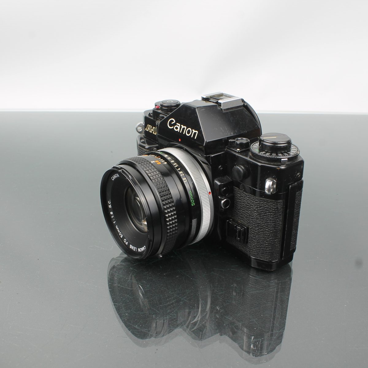 Canon A-1 + Canon Lens FD 50mm 1:1.8 S.C.