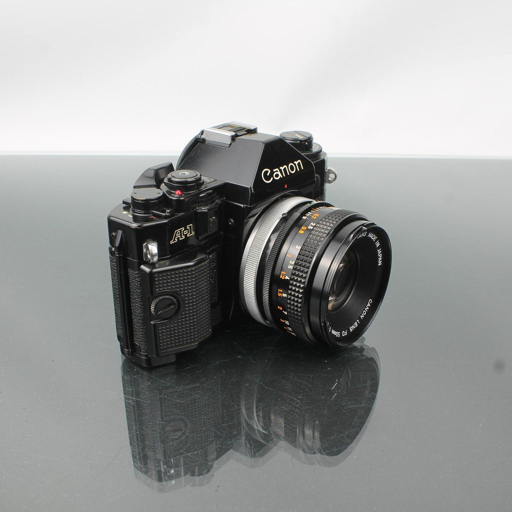 Canon A-1 + Canon Lens FD 50mm 1:1.8 S.C.