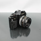 Canon A-1 + Canon Lens FD 50mm 1:1.8 S.C.