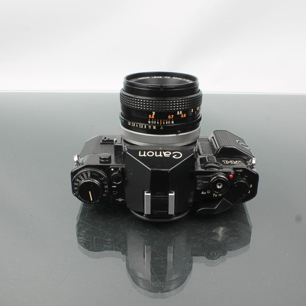 Canon A-1 + Canon Lens FD 50mm 1:1.8 S.C.