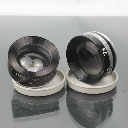 Petri Auxiliary Wide Angle 1:2.8 4.5cm + Telephoto 1:2.8 4.5cm