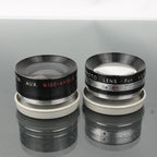 Petri Auxiliary Wide Angle 1:2.8 4.5cm + Telephoto 1:2.8 4.5cm