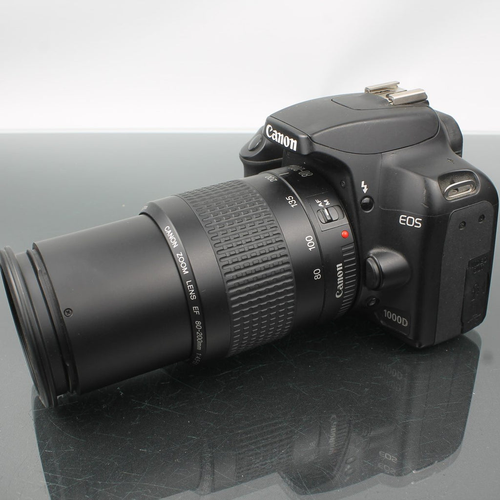 Canon EOS 1000D DSLR + Canon EF 80-200mm