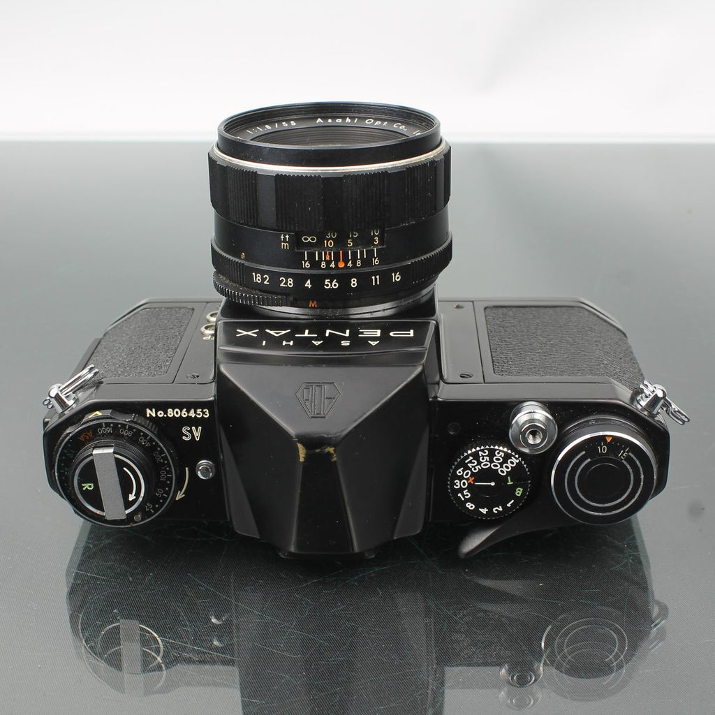 Asahi Pentax SV + Auto Takumar 1:1.8/55 Lens