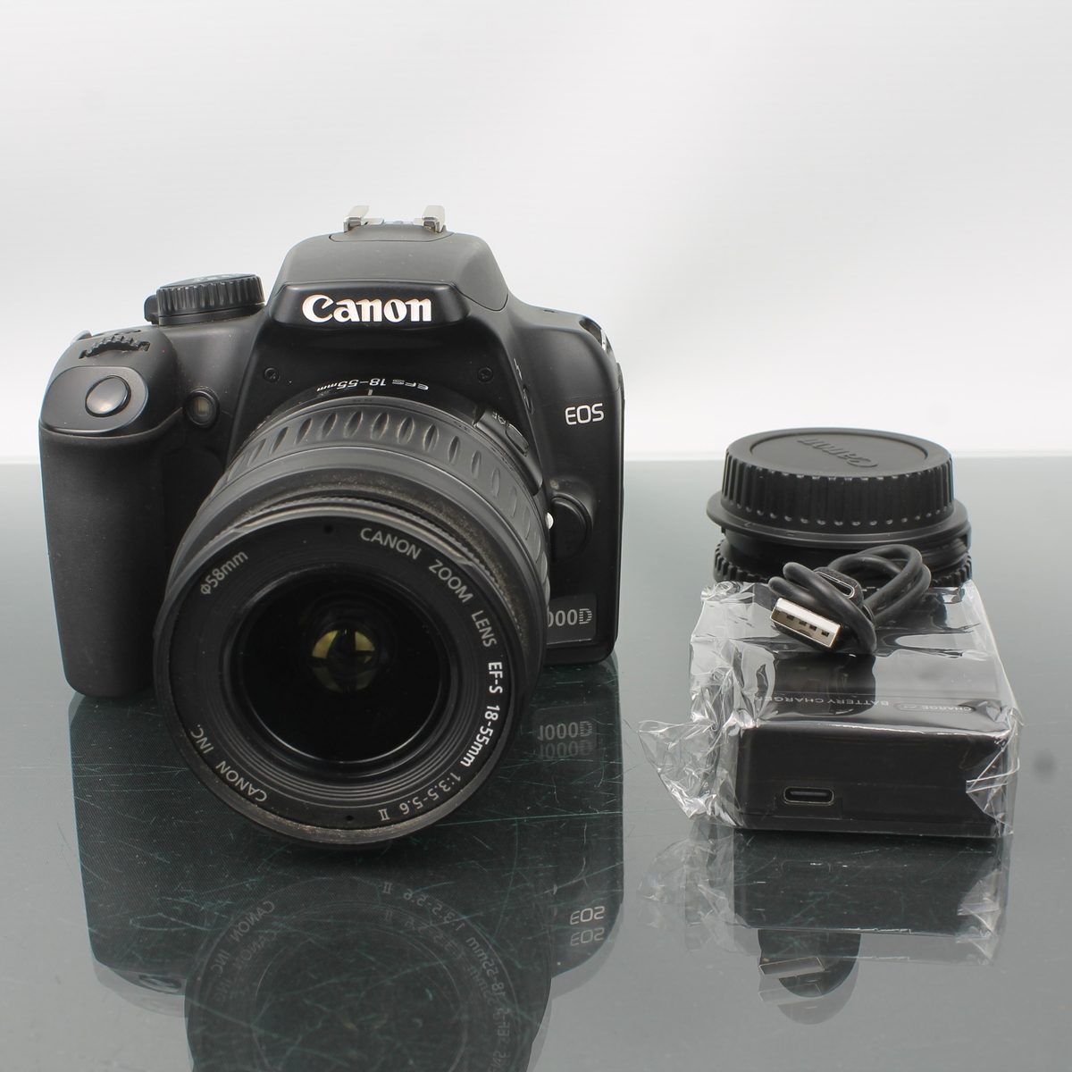 Canon EOS 1000D + Canon Zoom Lens EF-S 18-55mm f/3.5-5.6 II