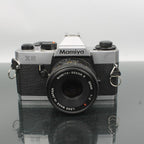 Mamiya ZE + Mamiya-Sekor E 50mm 1:2 S lens