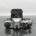 Mamiya ZE + Mamiya-Sekor E 50mm 1:2 S lens