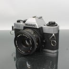 Mamiya ZE + Mamiya-Sekor E 50mm 1:2 S lens