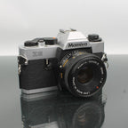 Mamiya ZE + Mamiya-Sekor E 50mm 1:2 S lens
