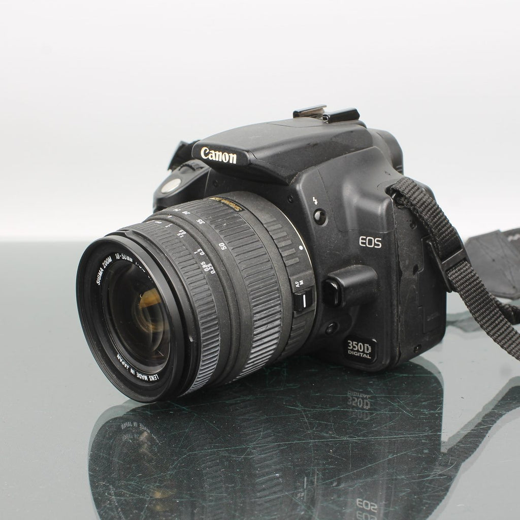 Canon EOS 350D + 18-50mm f/3.5-5.6 DC