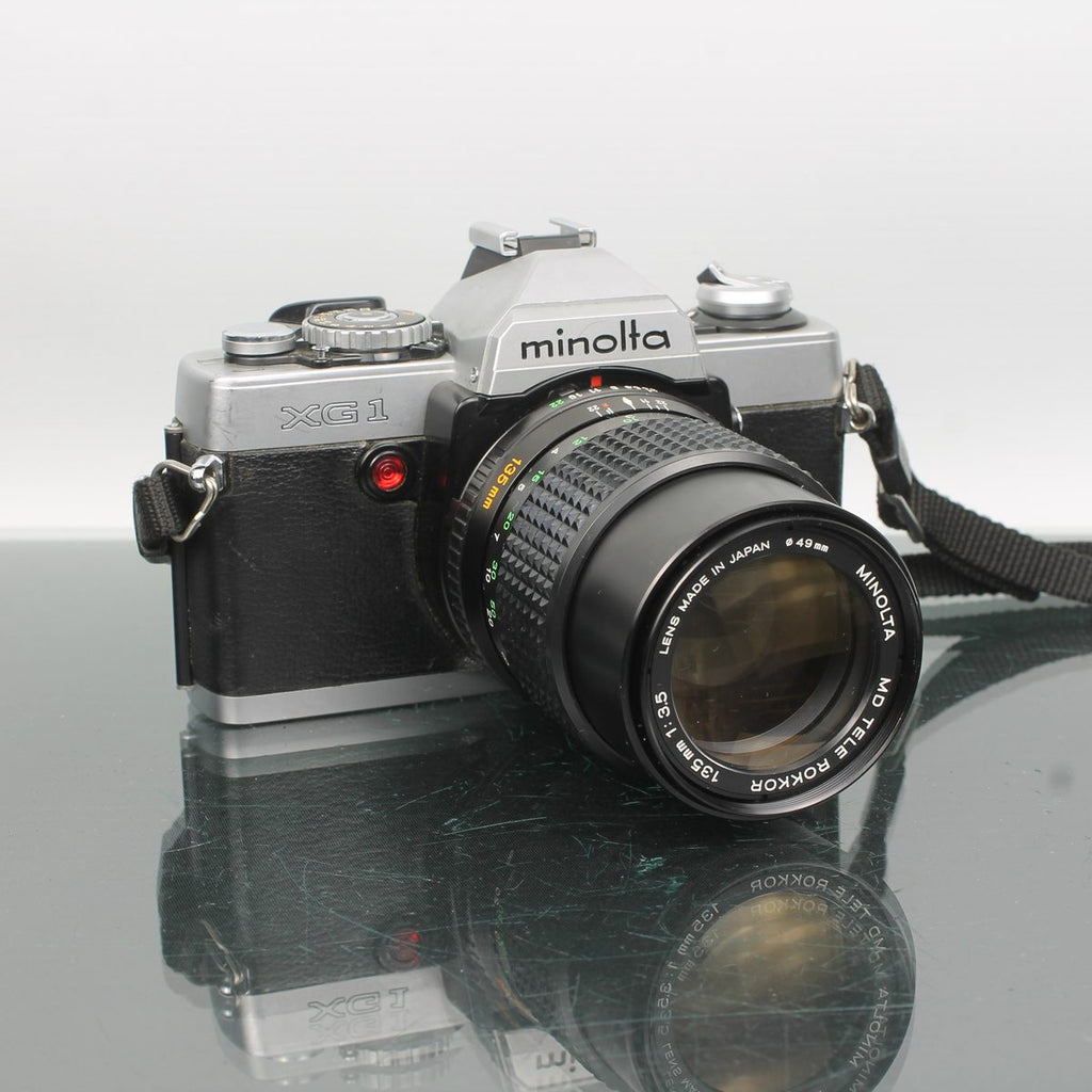 Minolta XG1 + Minolta MD Tele Rokkor 135mm f/3.5