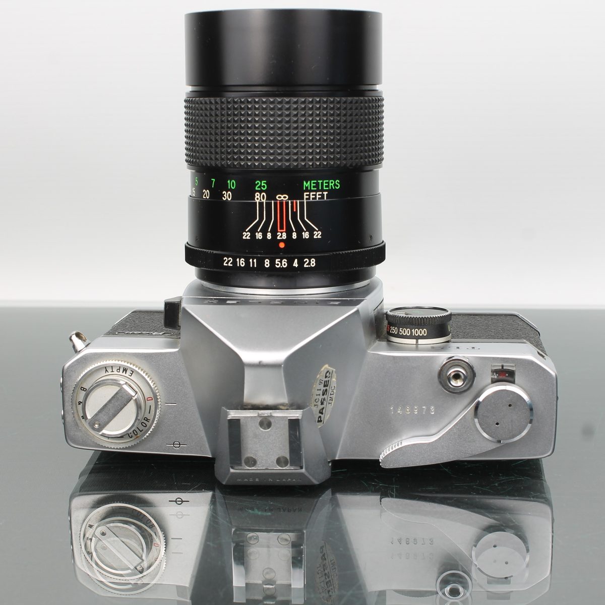Ricoh Singlex TLS + Vivitar 135mm f/2.8
