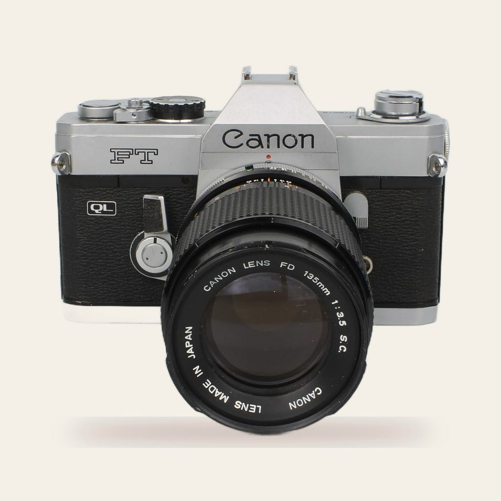 Canon FT QL + Canon Lens FD 135mm f/3.5 S.C