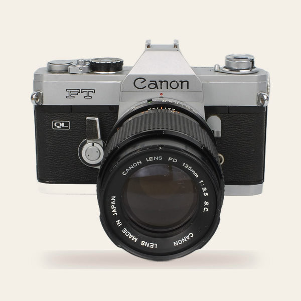 Canon FT QL + Canon Lens FD 135mm f/3.5 S.C