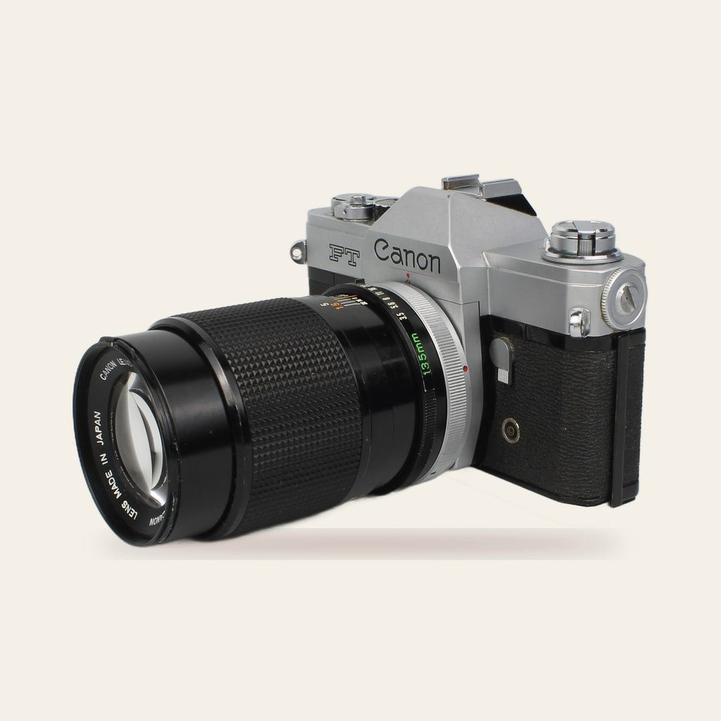 Canon FT QL + Canon Lens FD 135mm f/3.5 S.C
