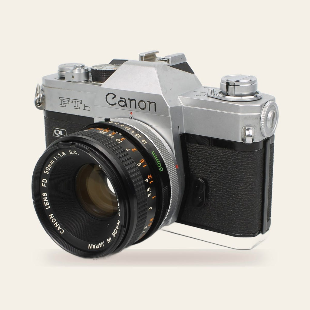 Canon FTb QL + Canon FD 50mm f/1.8 S.C