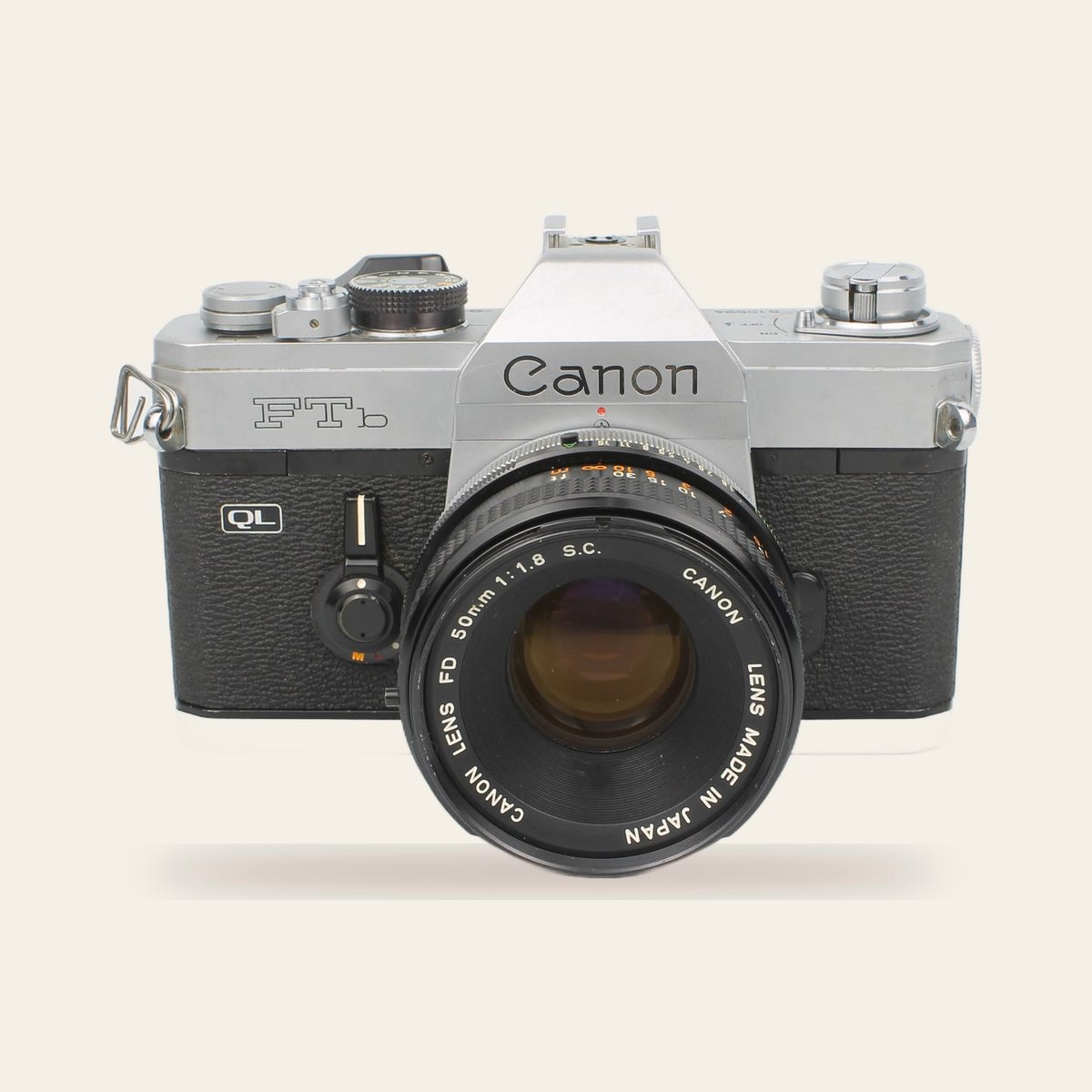 Canon FTb QL + Canon FD 50mm f/1.8 S.C