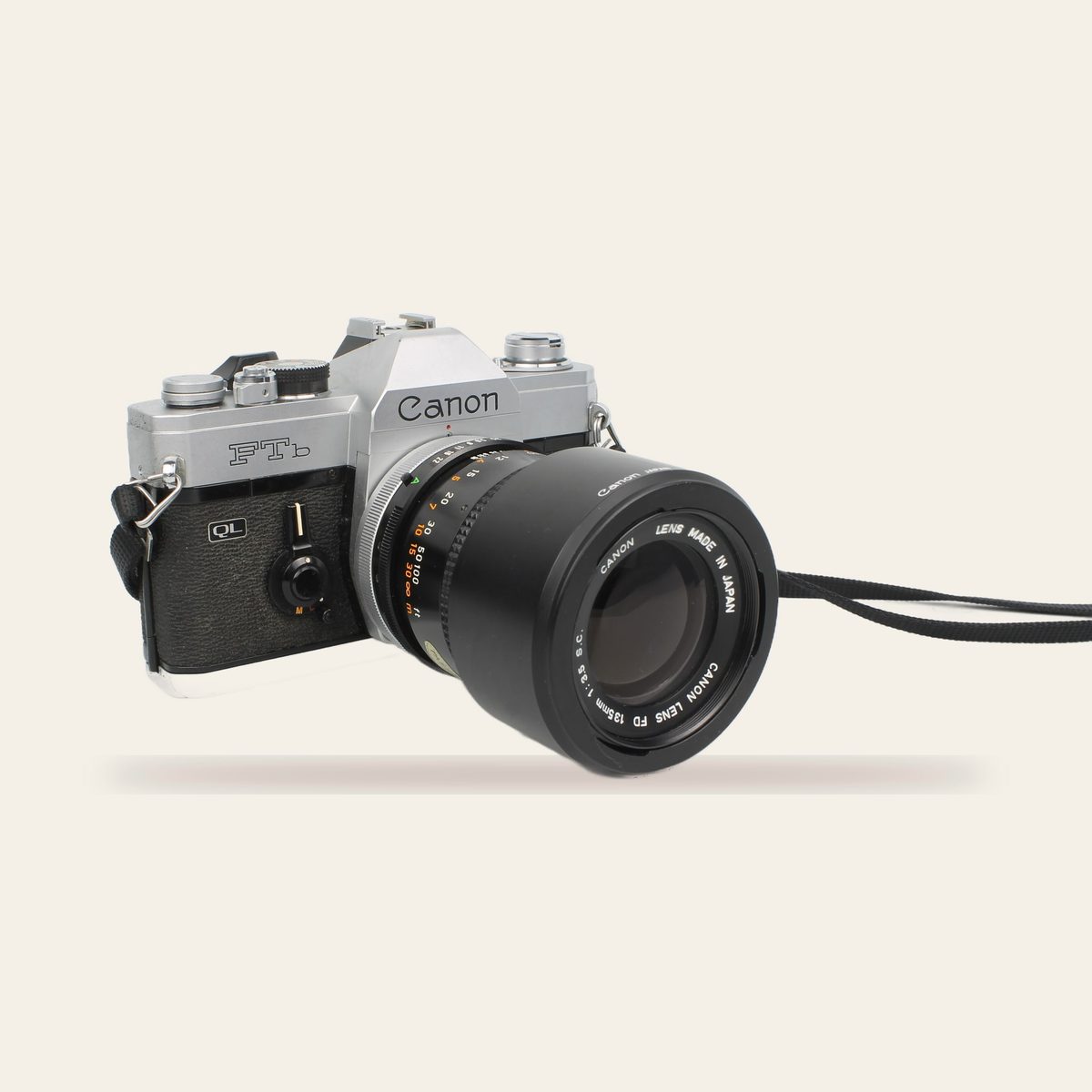 Canon FTb QL + Canon FD 135mm f/3.5 S.C