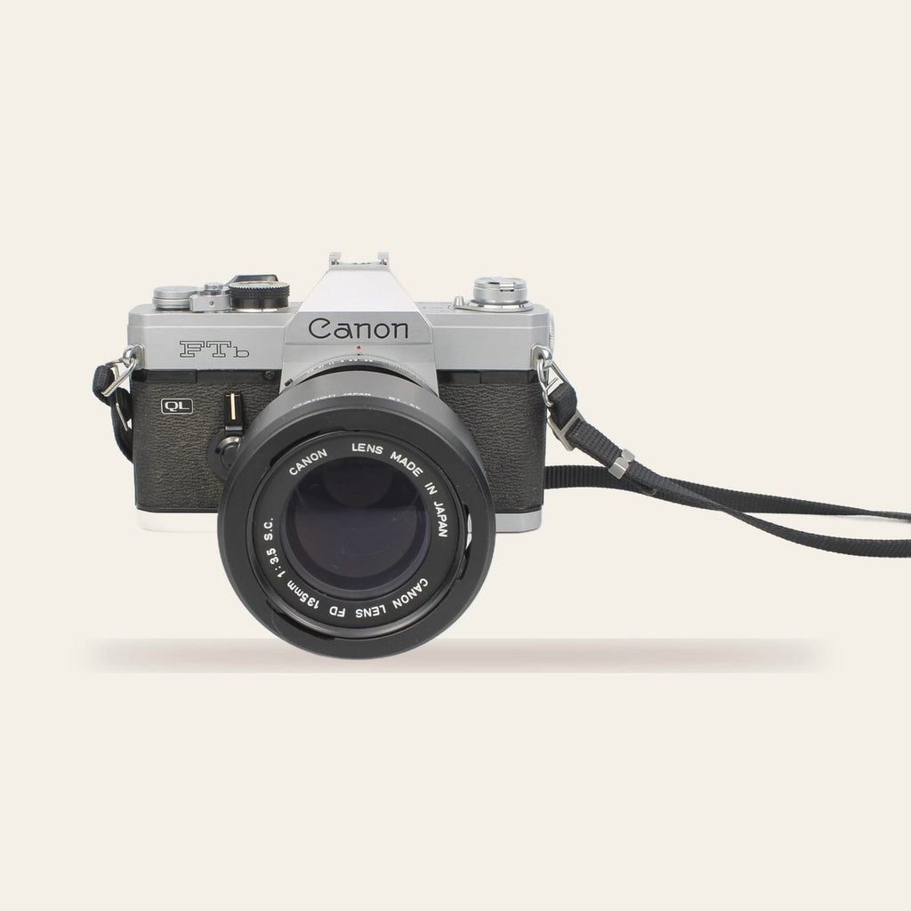 Canon FTb QL + Canon FD 135mm f/3.5 S.C