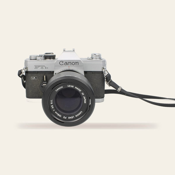 Canon FTb QL + Canon FD 135mm f/3.5 S.C