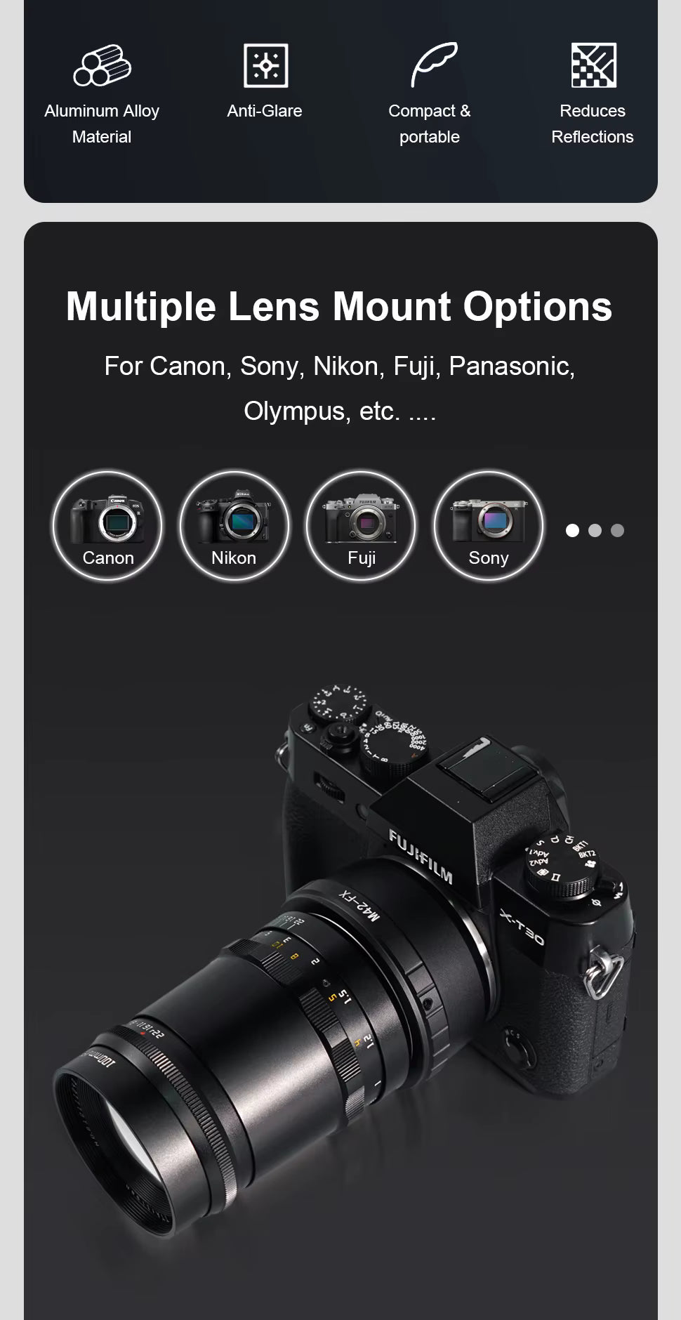 M42 Camera Lens Adapter Converter