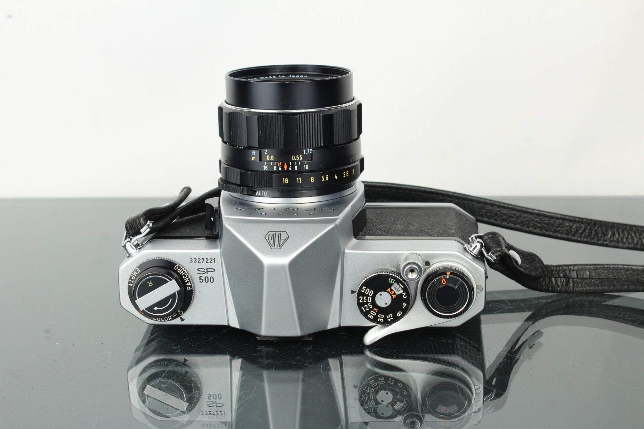 Asahi Pentax SP 500 + Asahi Super-Takumar 55mm f/2 M42 lens