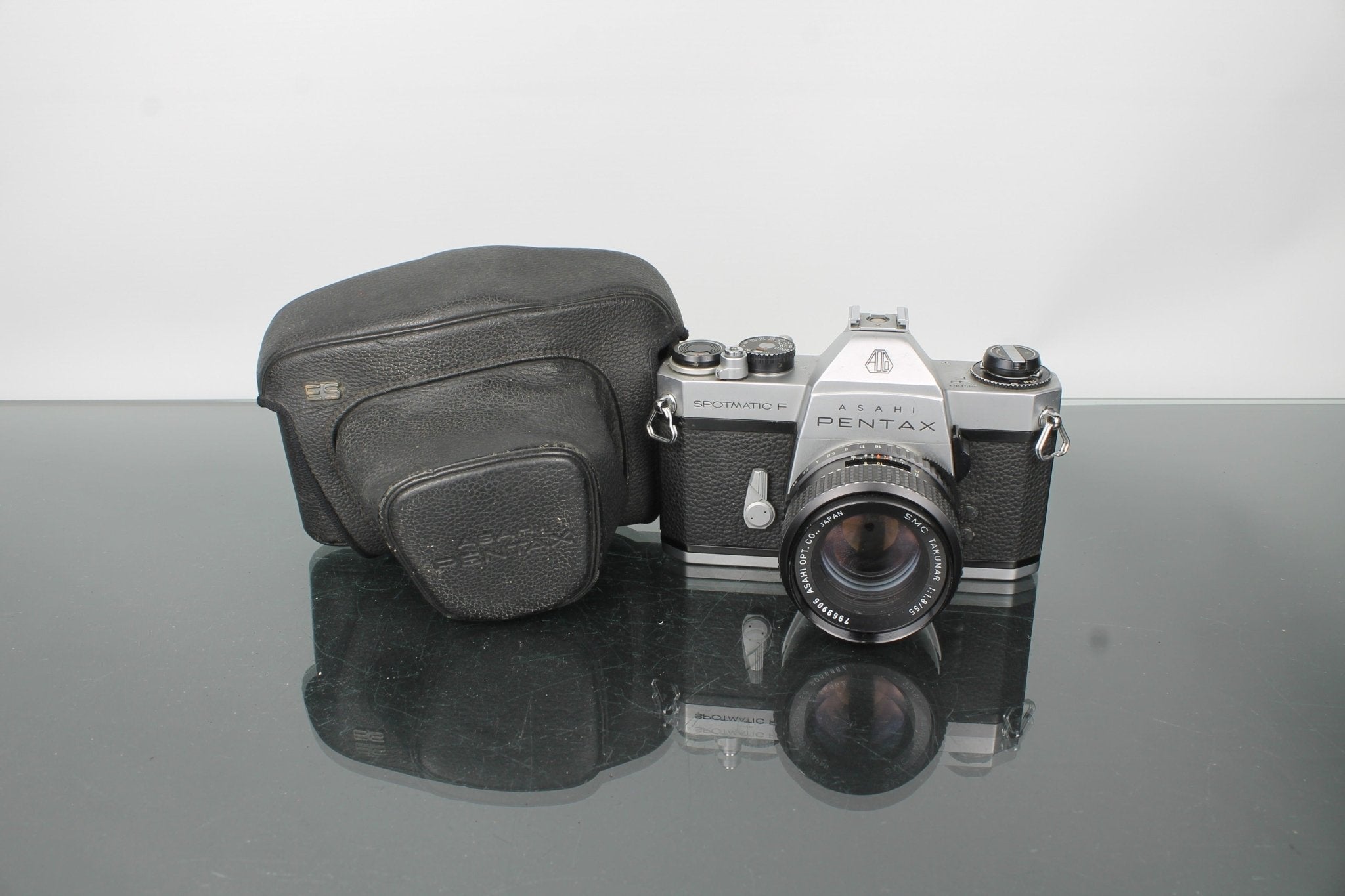 Fotocamera Asahi Pentax Spotmatic F + Obiettivo SMC Takumar 55mm f