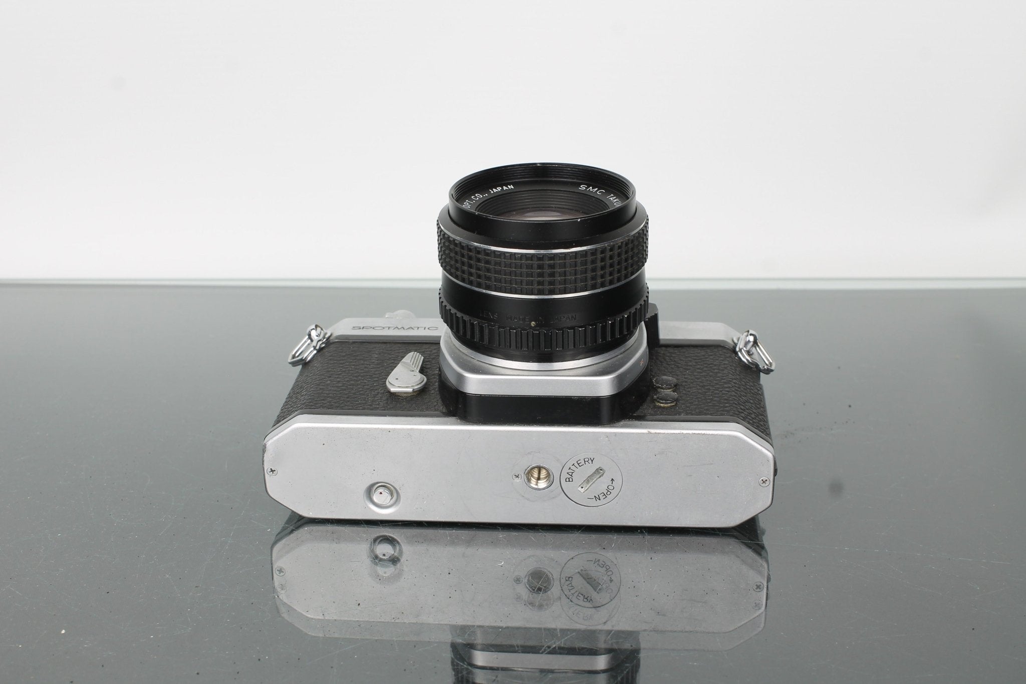 Fotocamera Asahi Pentax Spotmatic F + Obiettivo SMC Takumar 55mm f