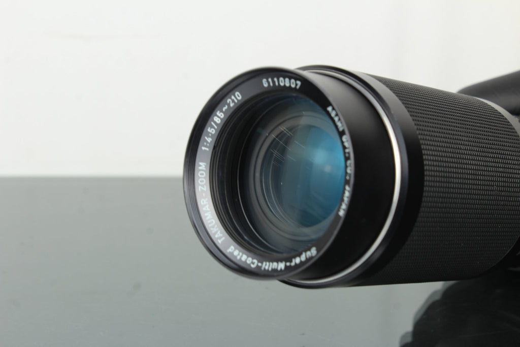 Asahi Takumar - Zoom Super - Multi - Coated 1:4.5/85 - 210 M42 mount - Dutch|Thrift