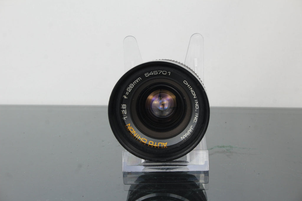 Auto Chinon 1:2.8 f=28mm M42 Mount lens - Dutch|Thrift