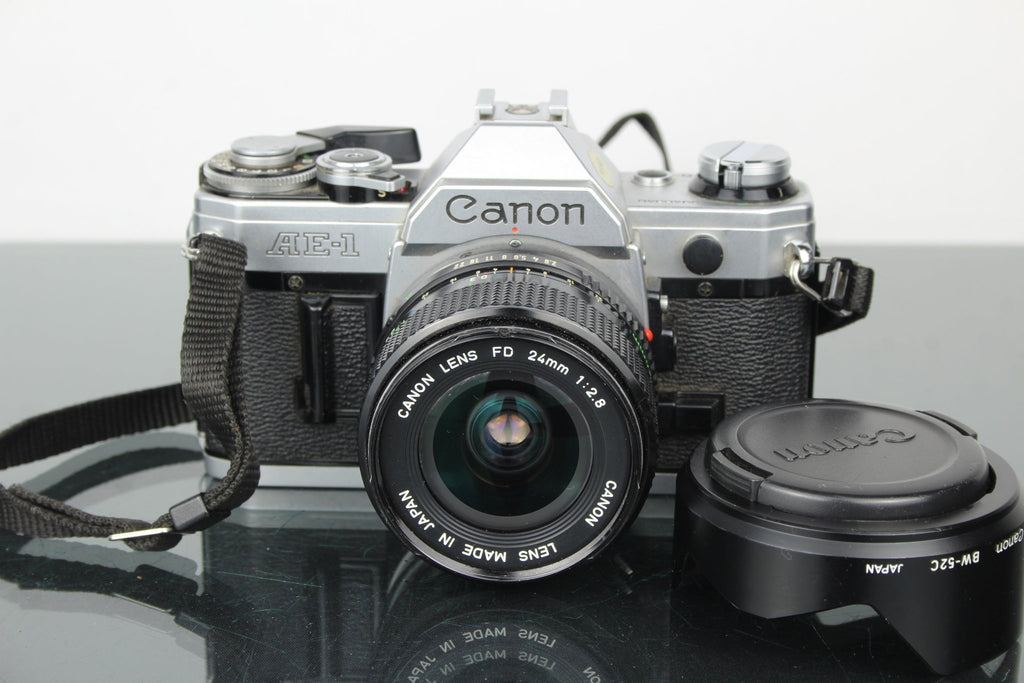 Canon AE - 1 + Canon FD 24mm 2.8 lens - Dutch|Thrift