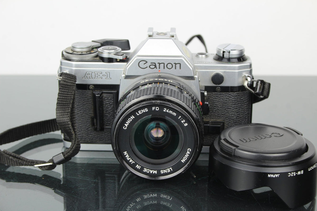 Canon AE - 1 + Canon FD 24mm 2.8 lens - Dutch|Thrift