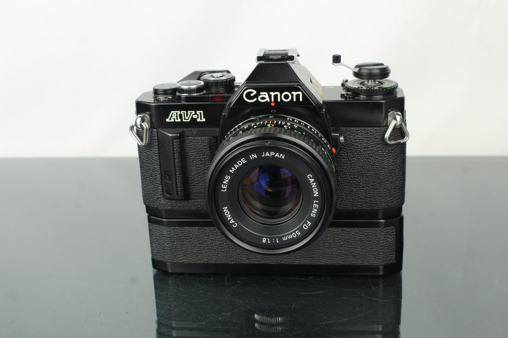 Canon AV - 1 + 50mm 1.8 FD lens - Dutch|Thrift