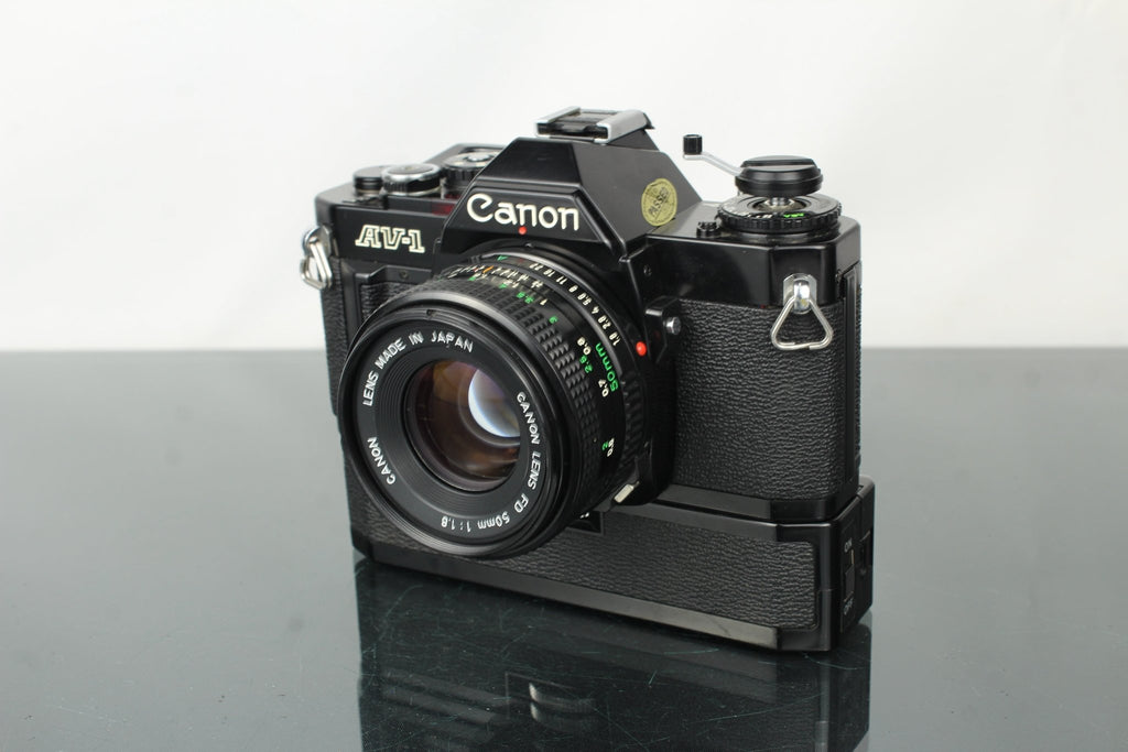 Canon AV - 1 + 50mm 1.8 FD lens - Dutch|Thrift