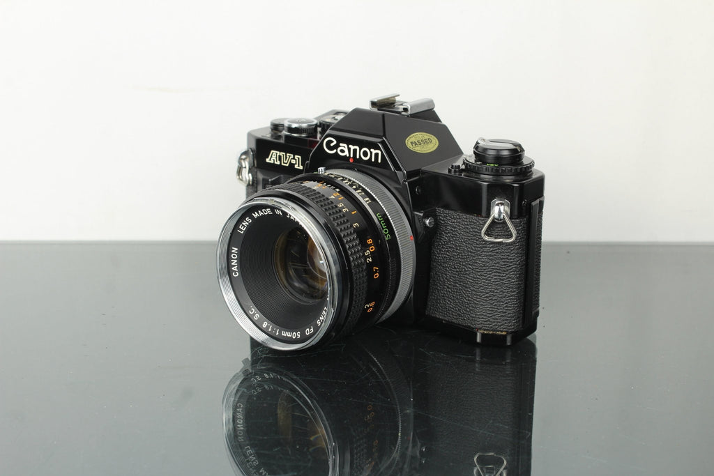 Canon AV - 1 + 50mm 1.8 FD lens - Dutch|Thrift