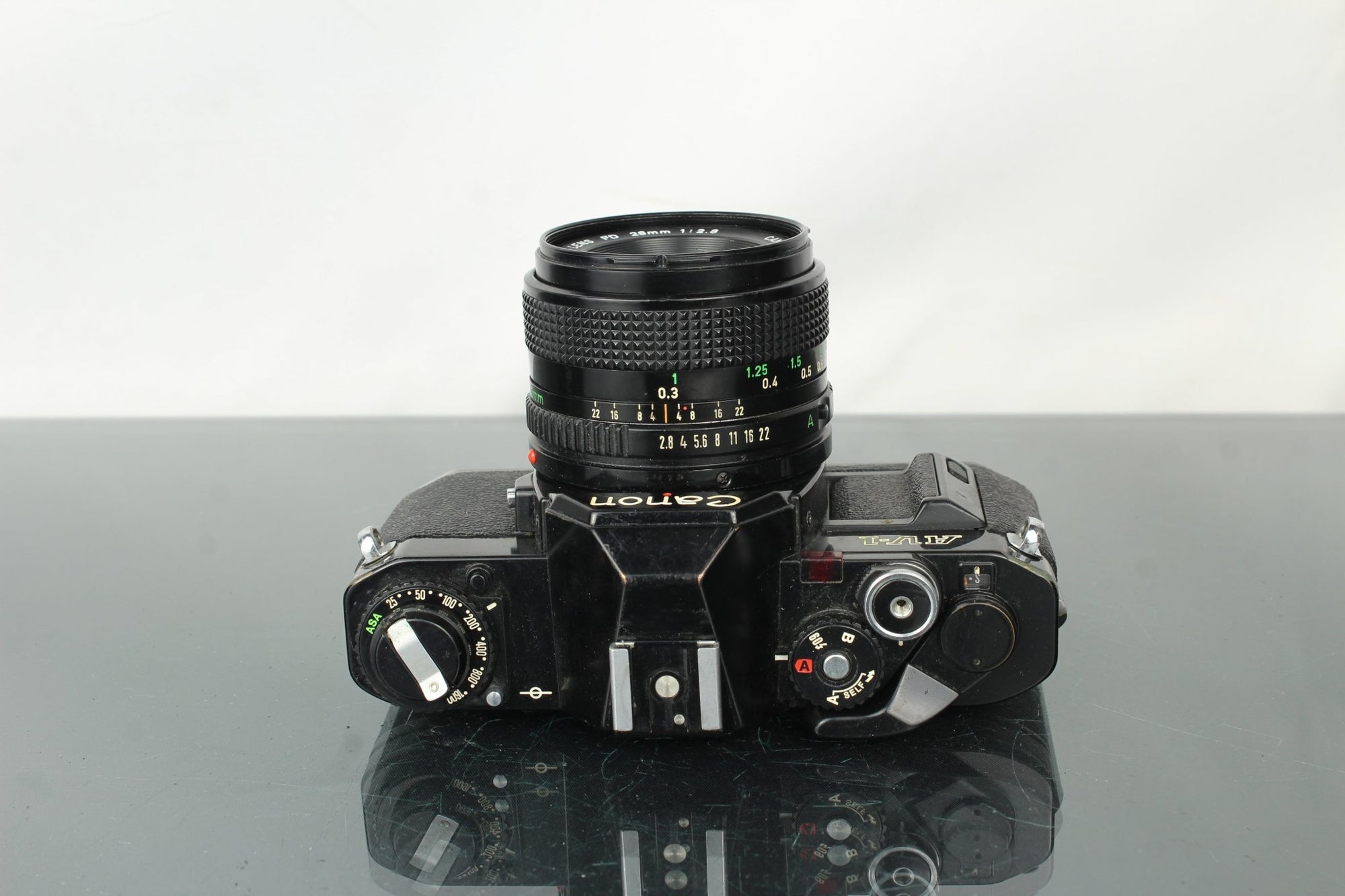 Canon AV - 1 + Canon FD 28mm 1:2.8 lens - Dutch|Thrift