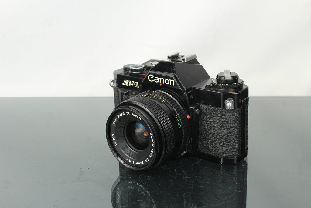 Canon AV - 1 + Canon FD 28mm 1:2.8 lens - Dutch|Thrift
