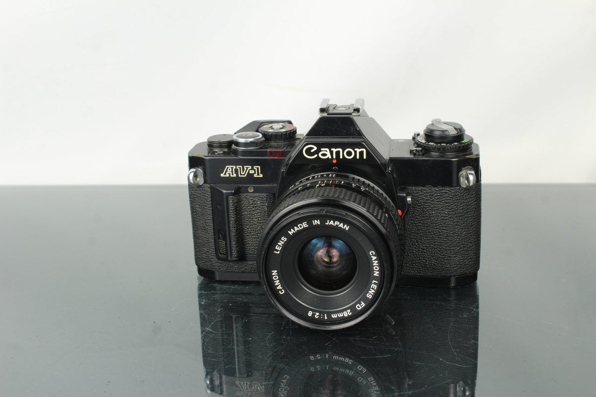 Canon AV - 1 + Canon FD 28mm 1:2.8 lens - Dutch|Thrift
