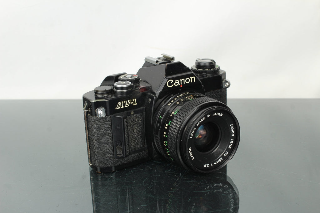 Canon AV - 1 + Canon FD 28mm 1:2.8 lens - Dutch|Thrift